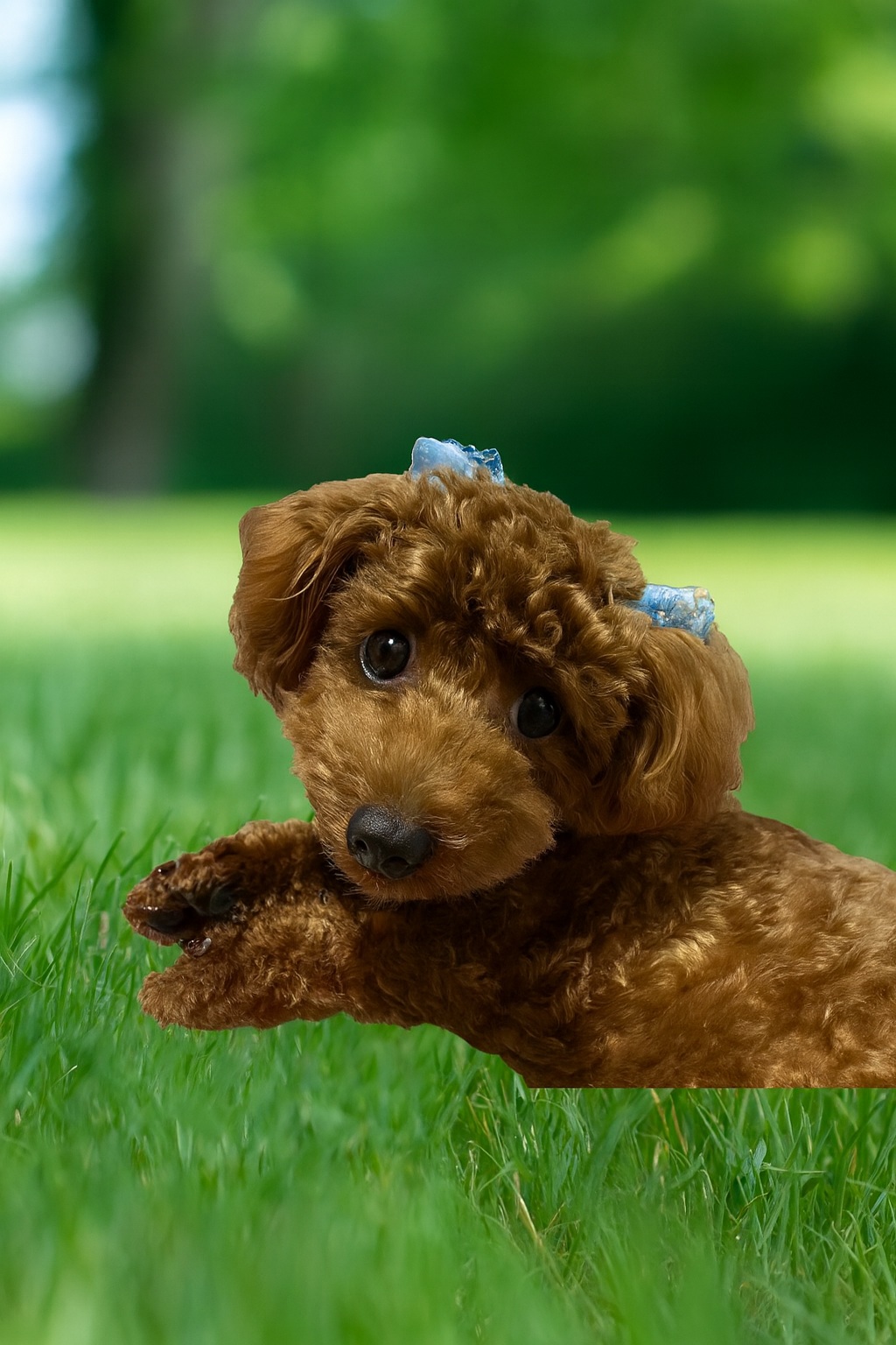 トリミング後のチョコ